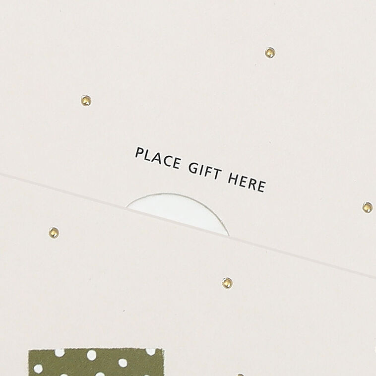 Presents Dog in Car Christmas Money Holder Card Sentiment image number 3
