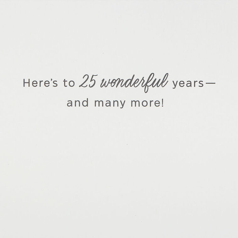 You Love Each Other With Everything 25th Anniversary Card, , large image number 3