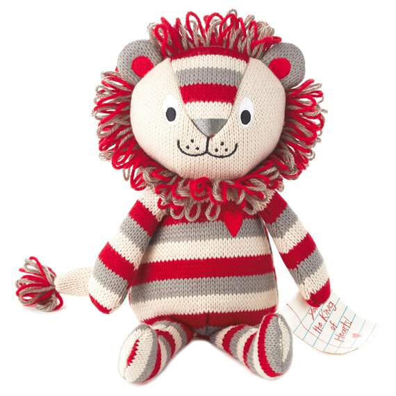 Liam the Lion Knitted Stuffed Animal, , large image number 1
