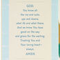 Brushstrokes and Leaves Religious Encouragement Card Sentiment image number 3