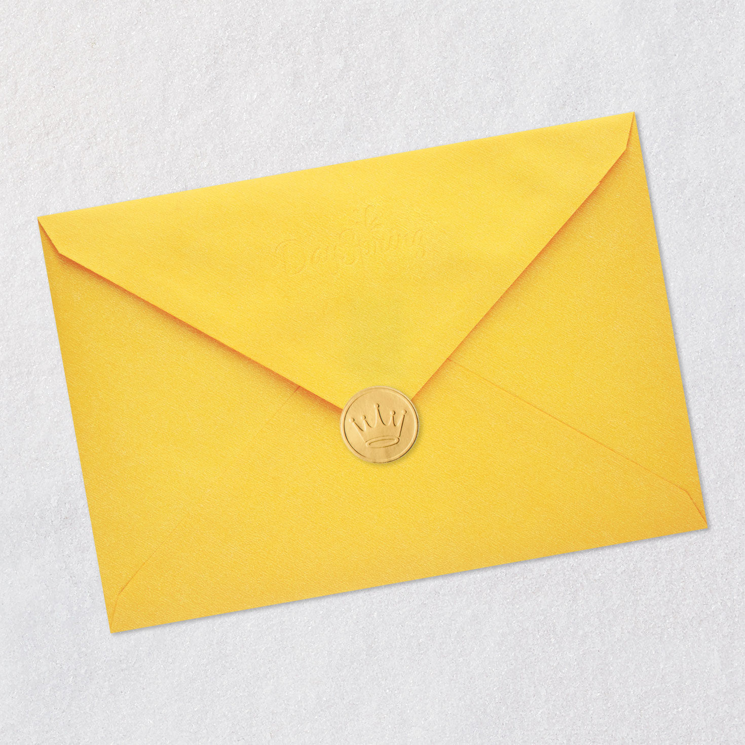 Peach and Mint Green Floral Easter Card Envelope Back with Seal image number 8