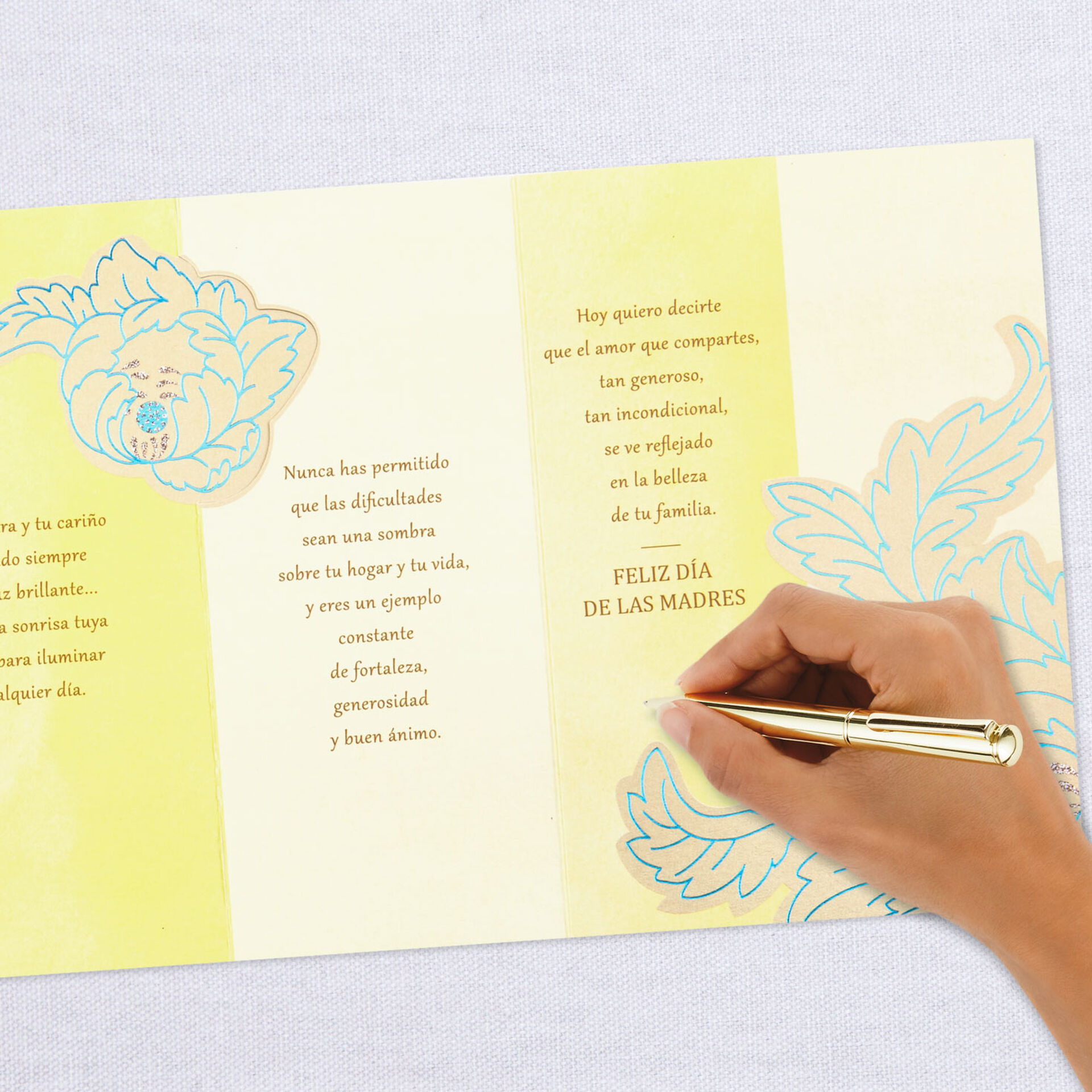 To a Beautiful Woman SpanishLanguage Mother's Day Card