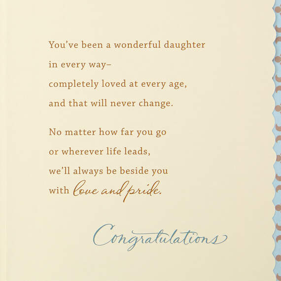 You're Wonderful, Daughter Graduation Card, , large image number 3