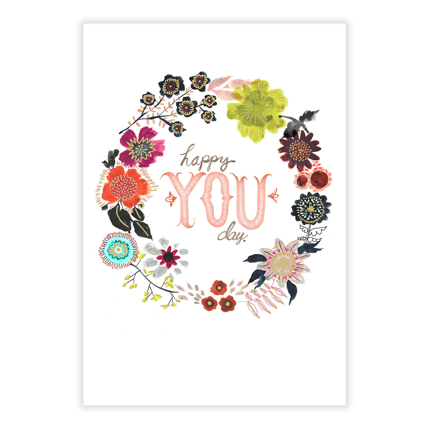 Happy You Day Floral Birthday eCard, , large image number 2