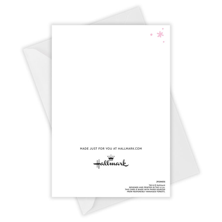 Screaming Mouth Personalized Encouragement Card Open Card with Envelope indicating personalization image number 4