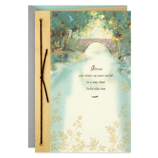 Positive Thoughts and Prayers Get Well Card, 