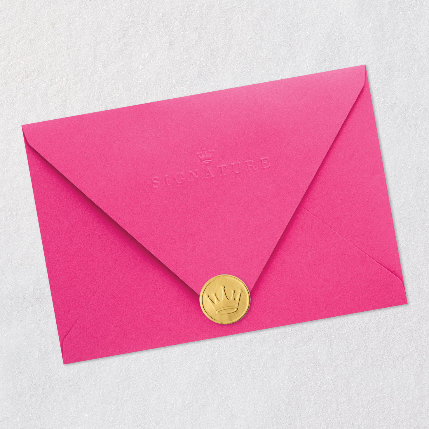 Handcrafted Dresses New Baby Girl Card Envelope Back with Seal image number 8