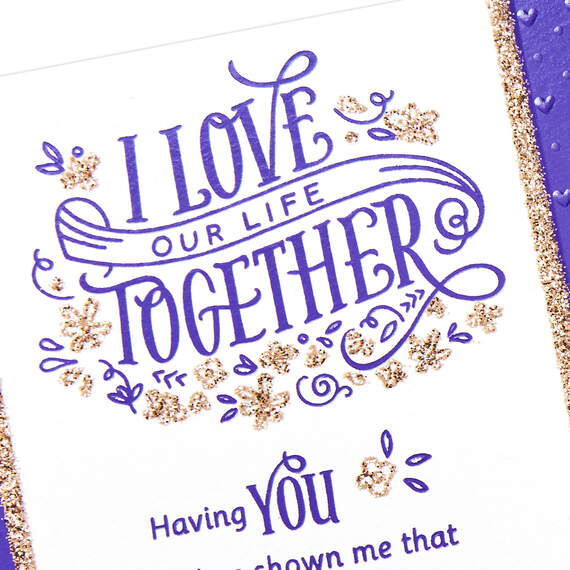 I Can't Imagine a Life Loving Anyone But You Romantic Birthday Card, , large image number 4