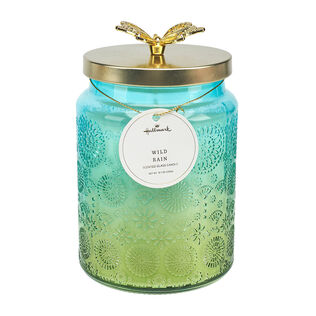 Wild Rain Scented Glass Candle, 18.7 oz.