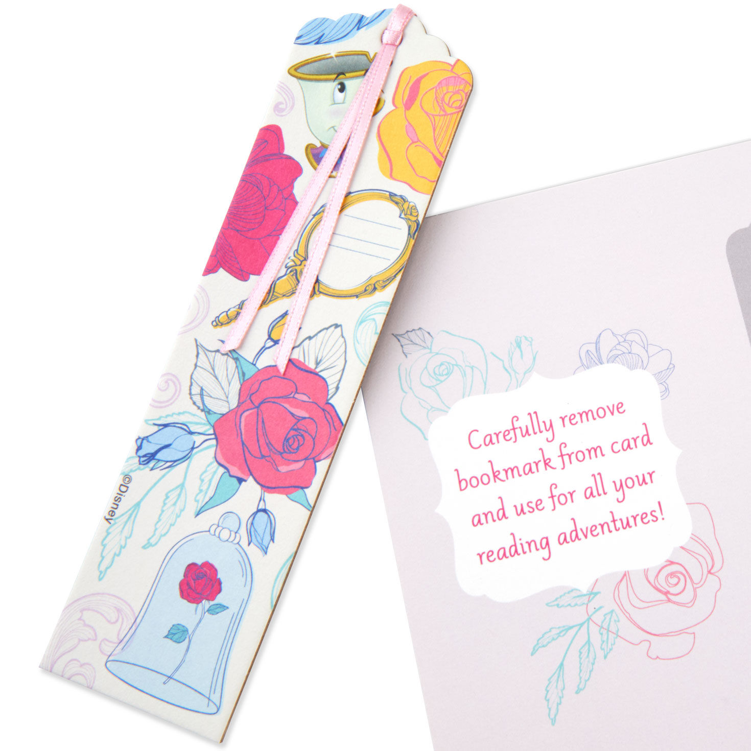 Disney Beauty and the Beast So Much More Than a Princess Birthday Card With Bookmark, , large image number 8