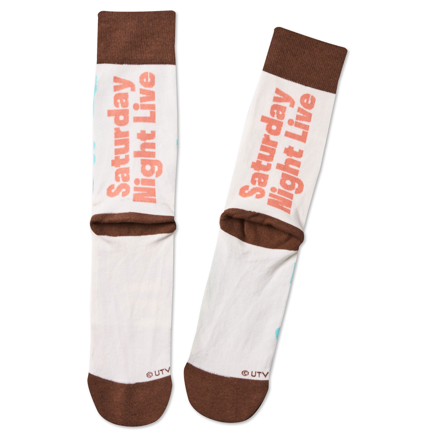 SNL Live From New York Novelty Crew Socks back image number 2