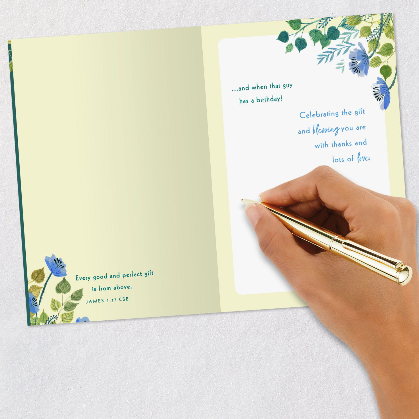 You're a Gift Religious Birthday Card for Son-in-Law, , large image number 7