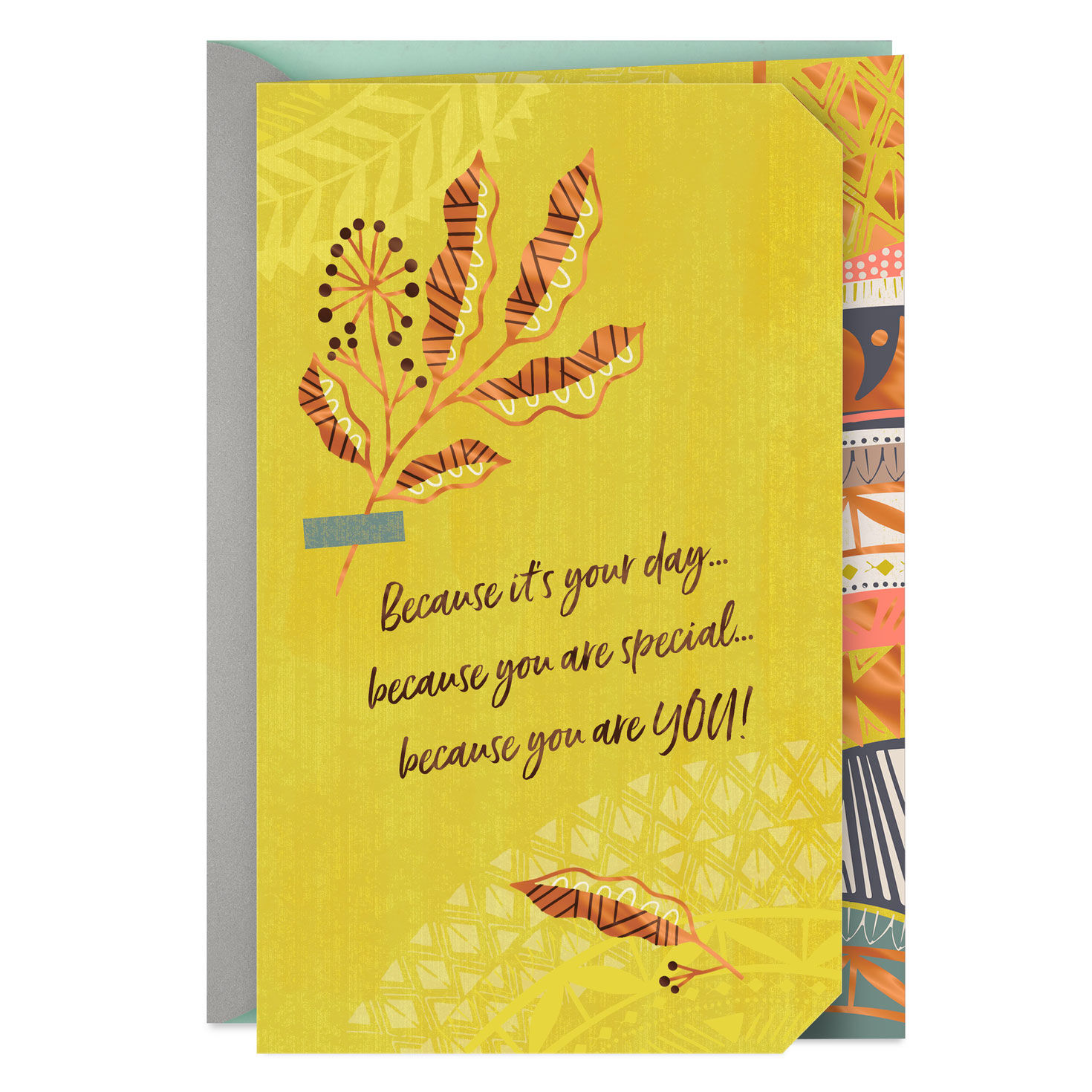 Because You Are You Religious Birthday Card