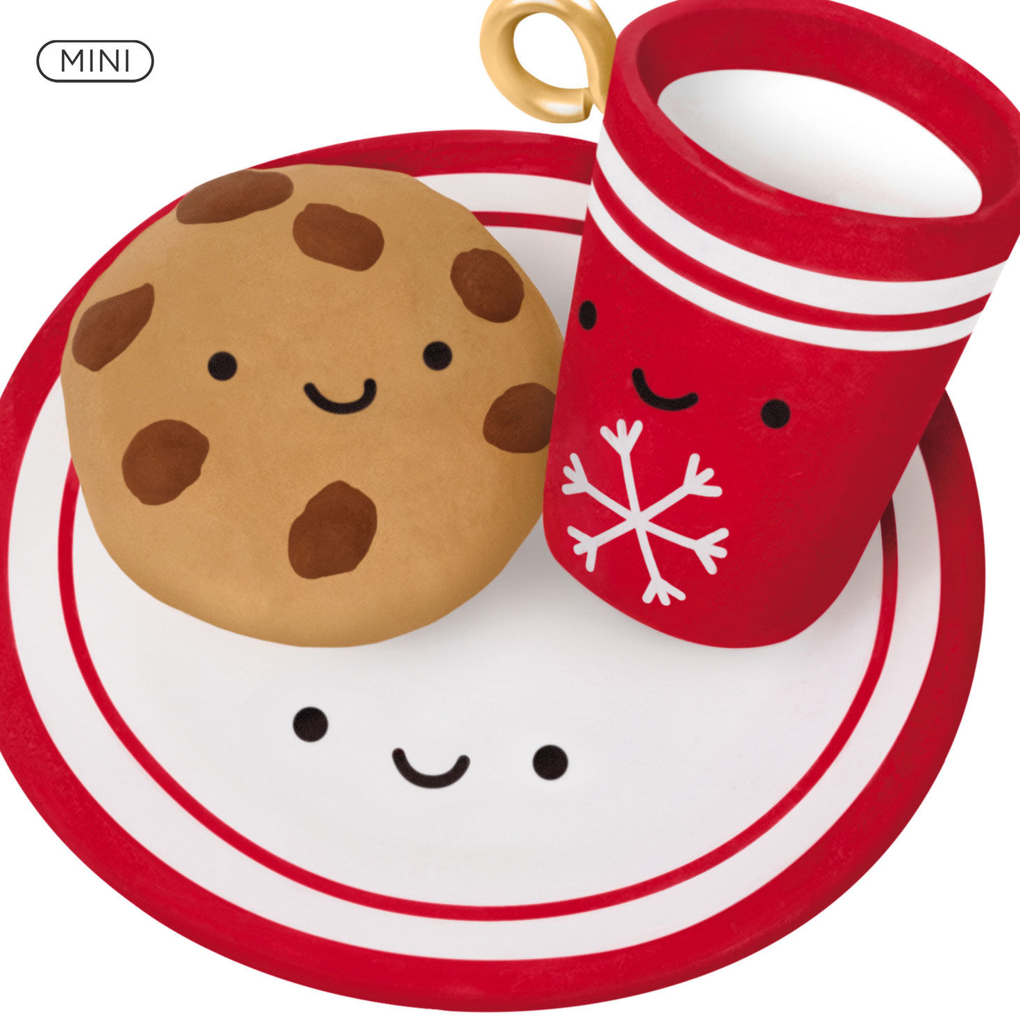 Milk Cookies on Plate Keepsake Ornament  image number 5