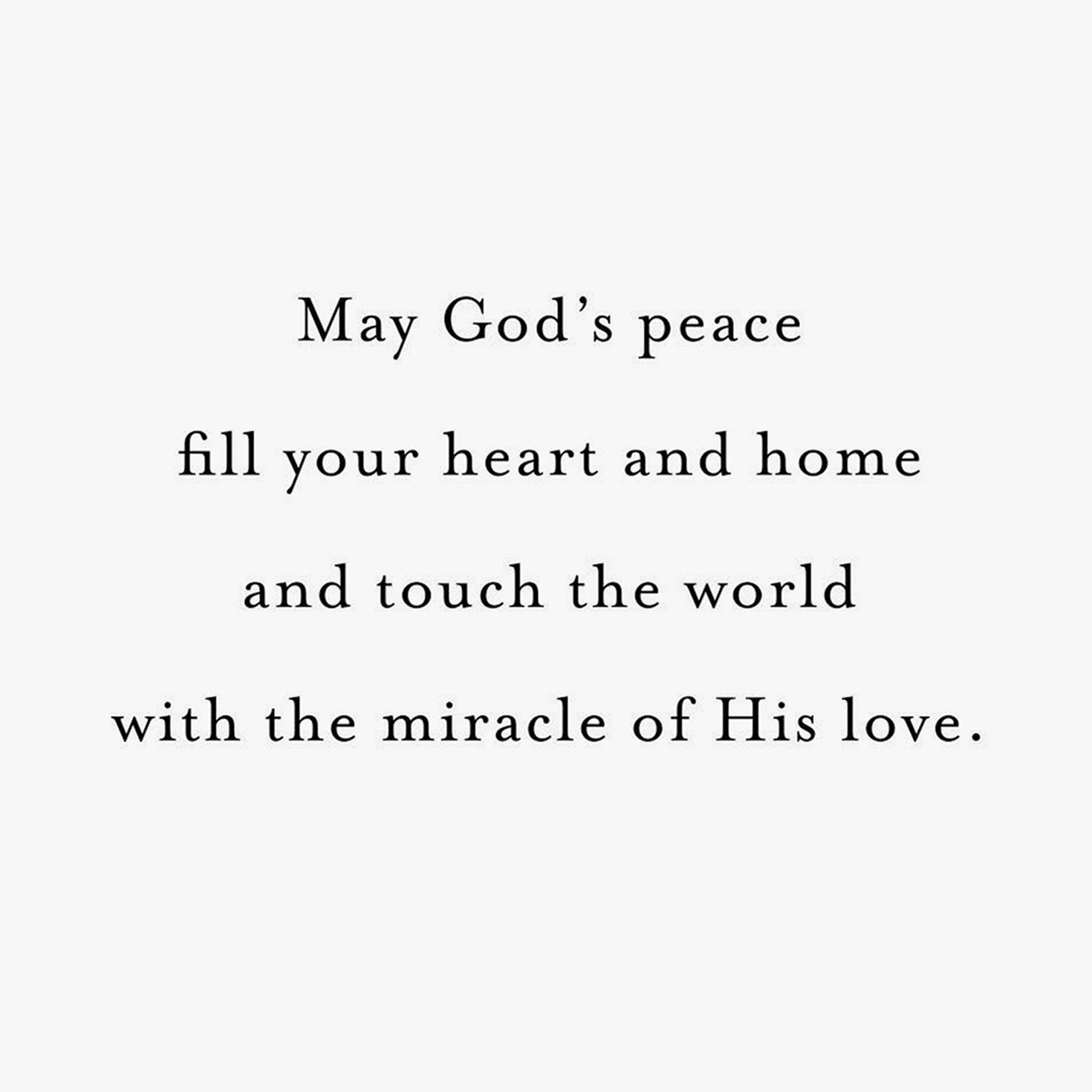 Snowflake Dove on Maroon Religious Christmas Cards Pack Sentiment image number 3