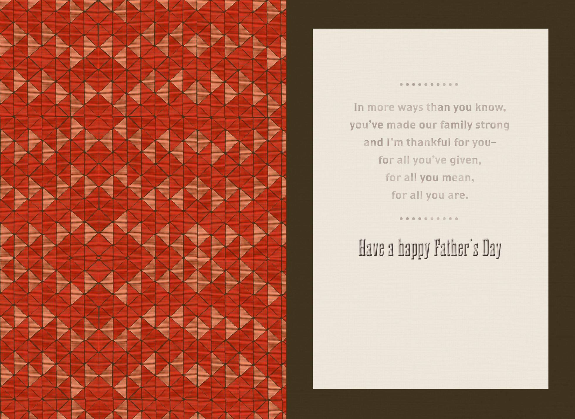 Legacy of Love Father's Day Card for Grandpa