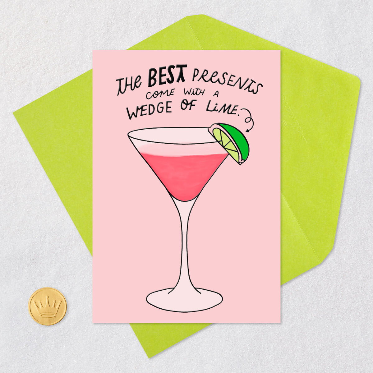 Martini With Lime Funny 21st Birthday Card Greeting Cards Hallmark
