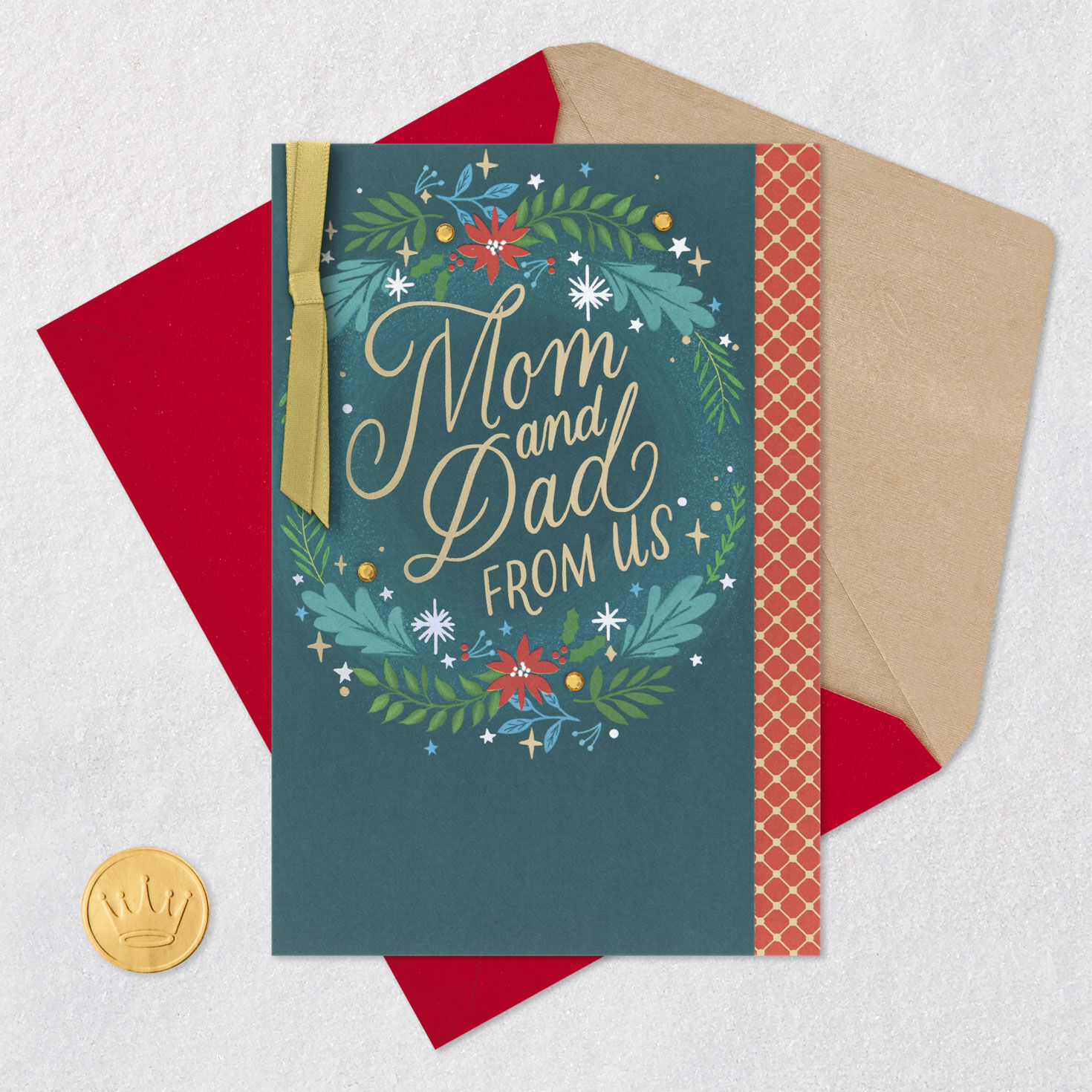 You're Loved and Appreciated Christmas Card for Mom and Dad From Us, , large image number 6