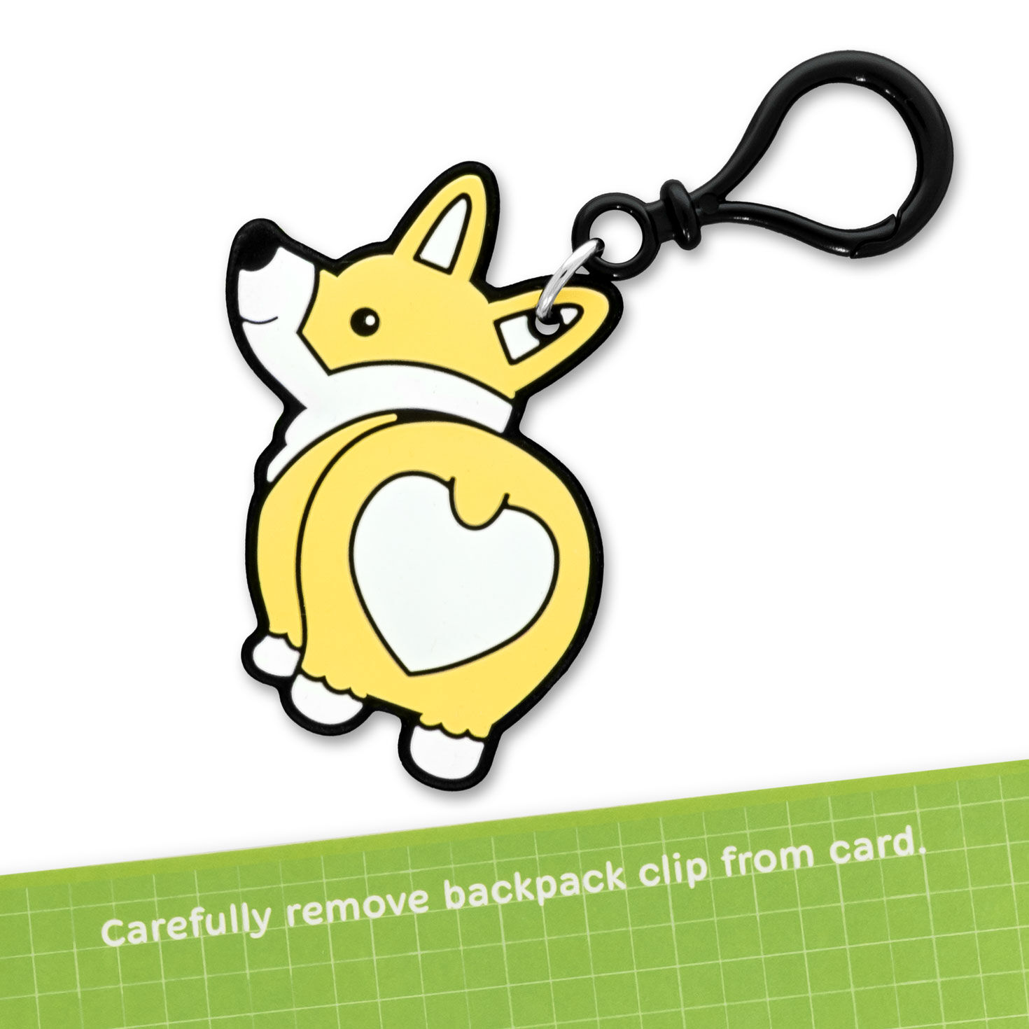 Kids Birthday Card With Corgi Dog Backpack Clip attachment image number 5