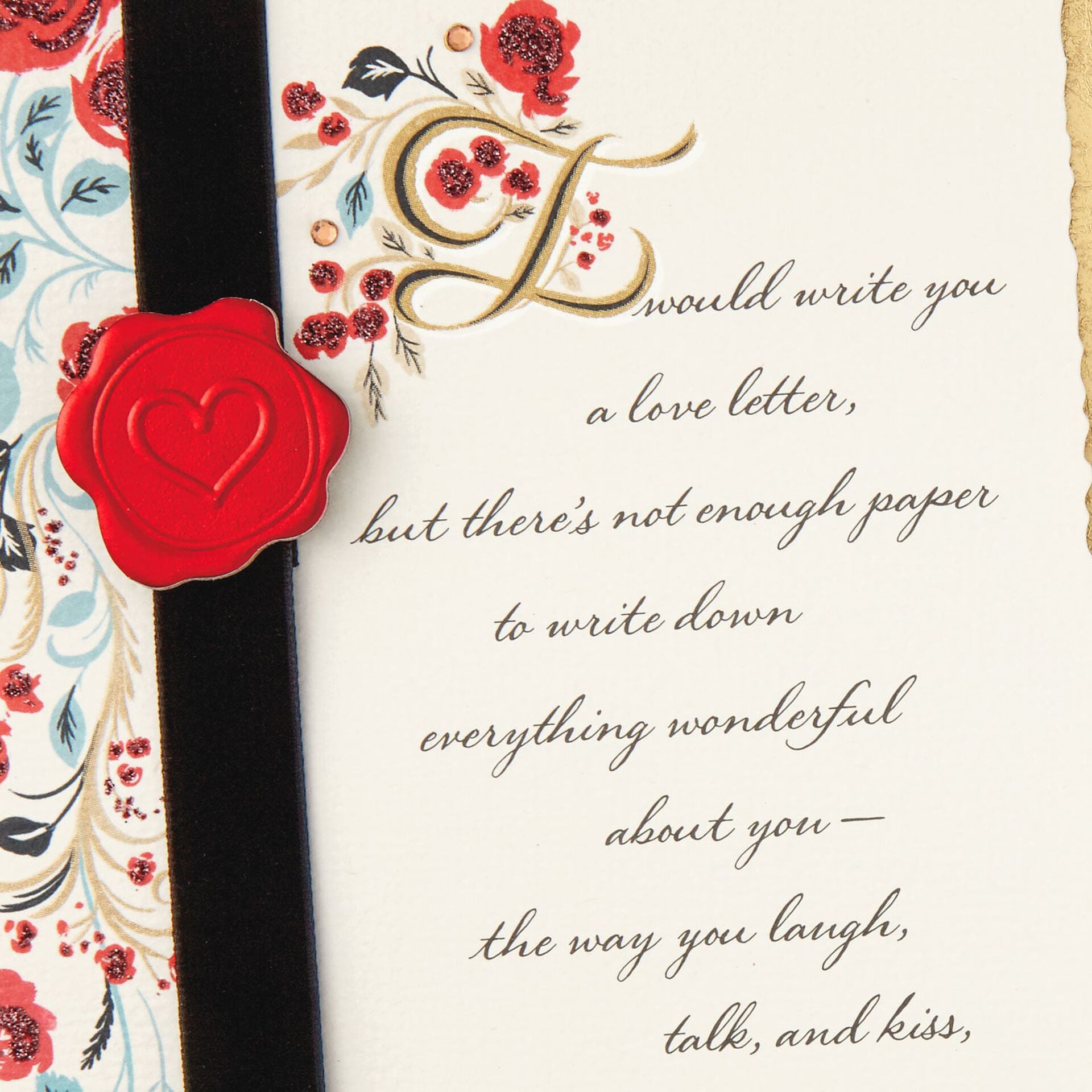 I Would Write You a Love Letter Valentine's Day Card Greeting Cards