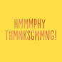Chipmunk Cheeks Funny Thanksgiving Card, , large image number 2