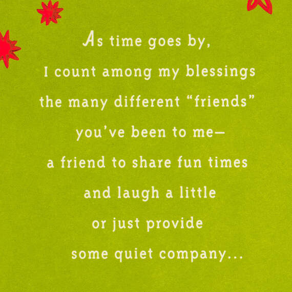 Your Friendship Is a Blessing Christmas Card, , large image number 2