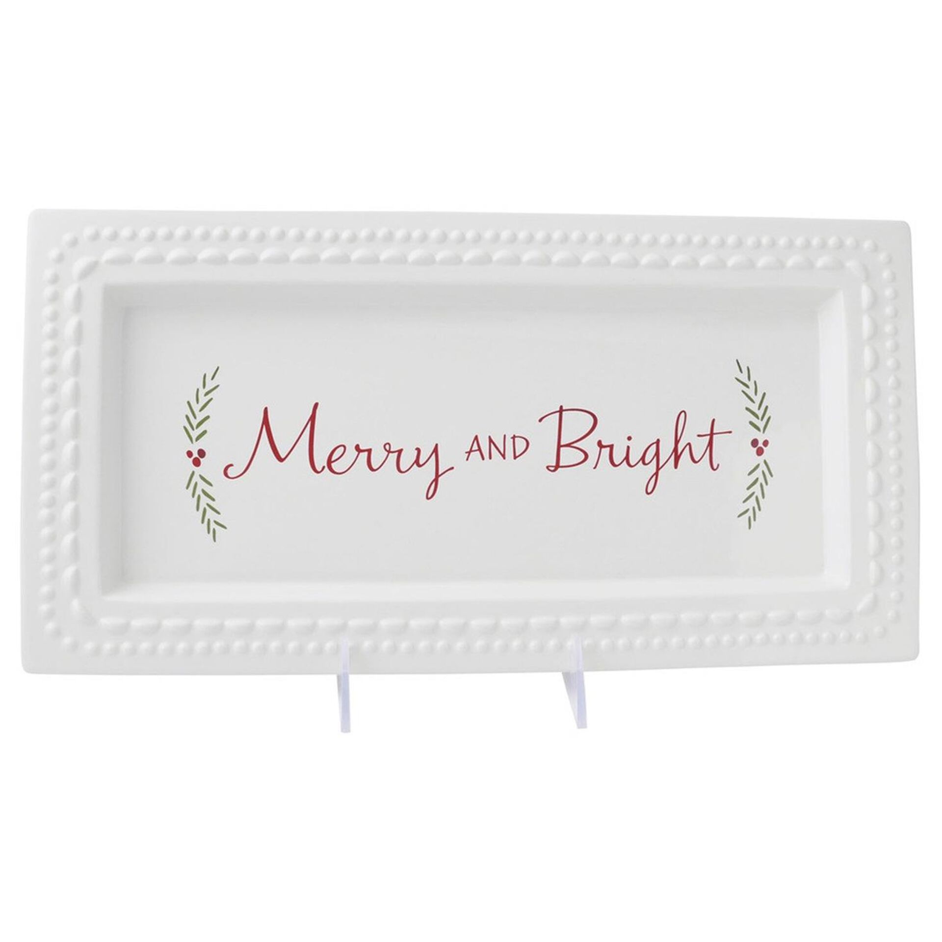 Merry And Bright Holiday Serving Platter Kitchen Accessories Hallmark