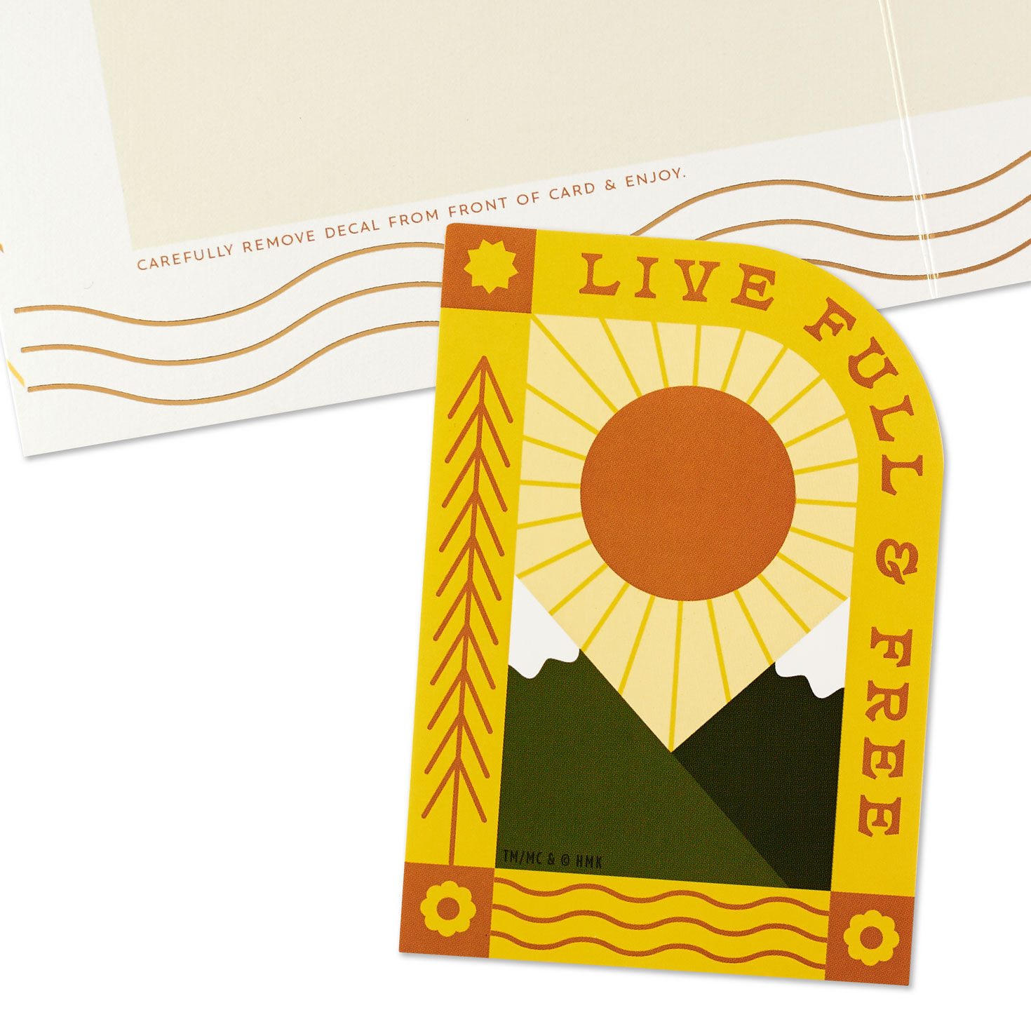 Live Full and Free Birthday Card With Decal for only USD 7.59 | Hallmark