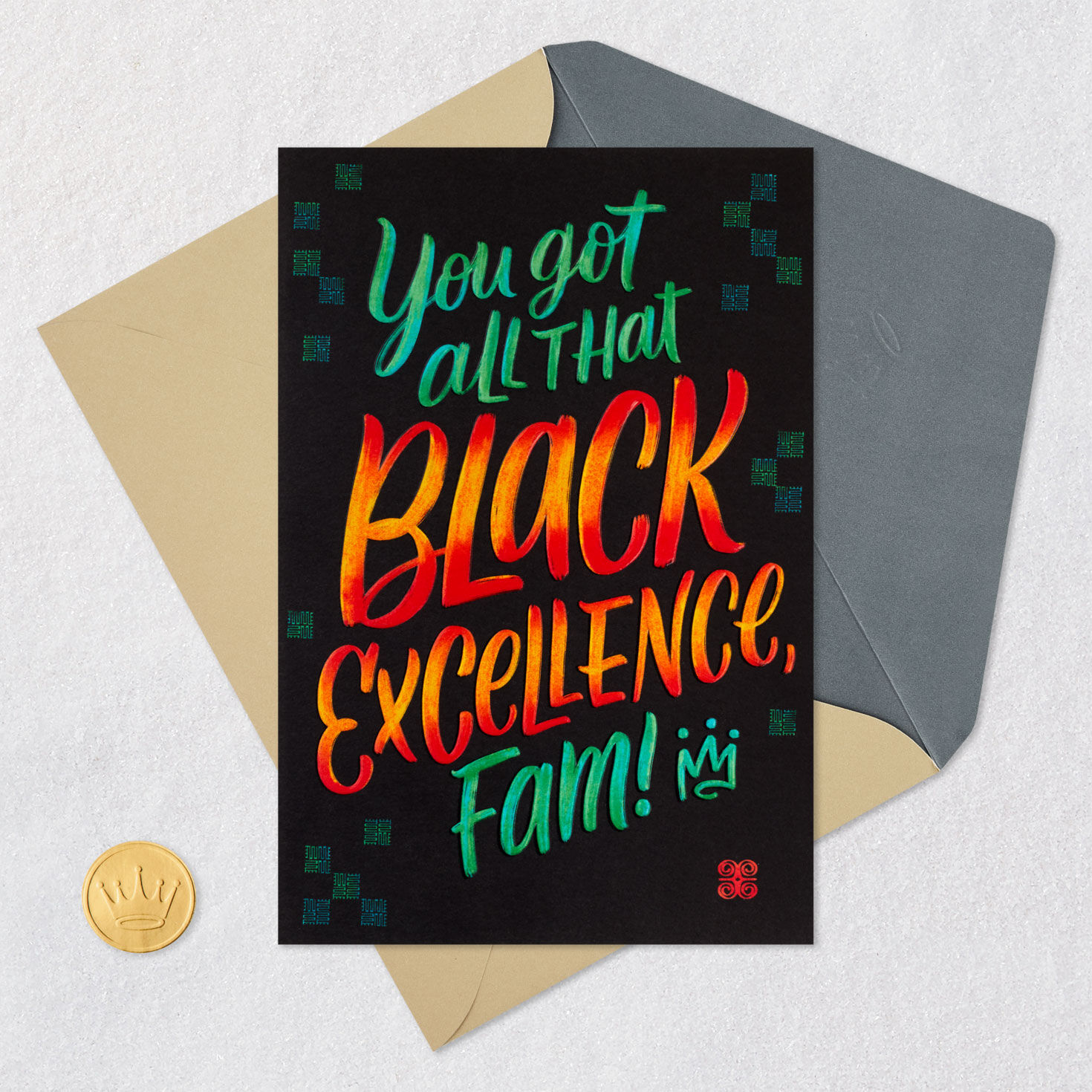 Fam, I'm Inspired by Your Black Excellence Card, , large image number 6