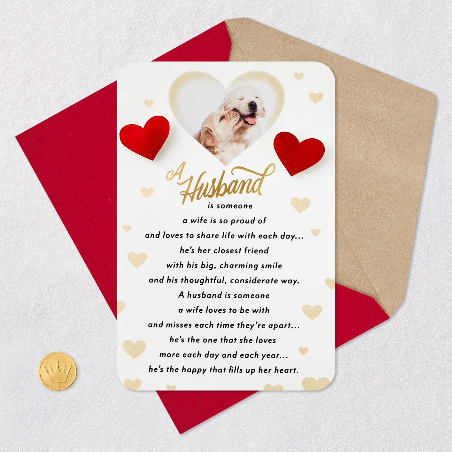 Proud to Be Your Wife Valentine's Day Card for Husband for only USD 6.99 | Hallmark