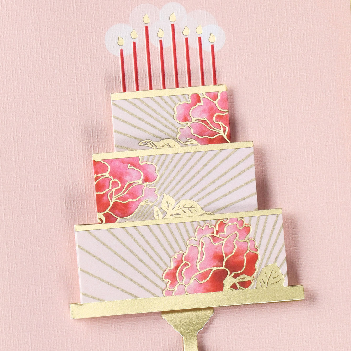 A Thousand Wishes Floral Cake Birthday Card, , large image number 4