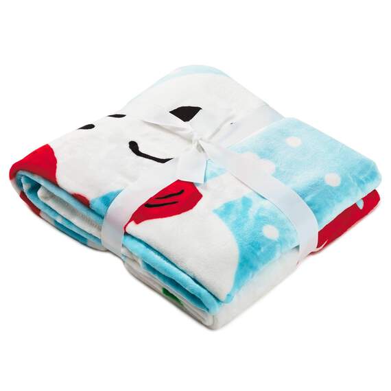 Peanuts® Snoopy and Woodstock Ice Skating Throw Blanket, 50x60, , large image number 1
