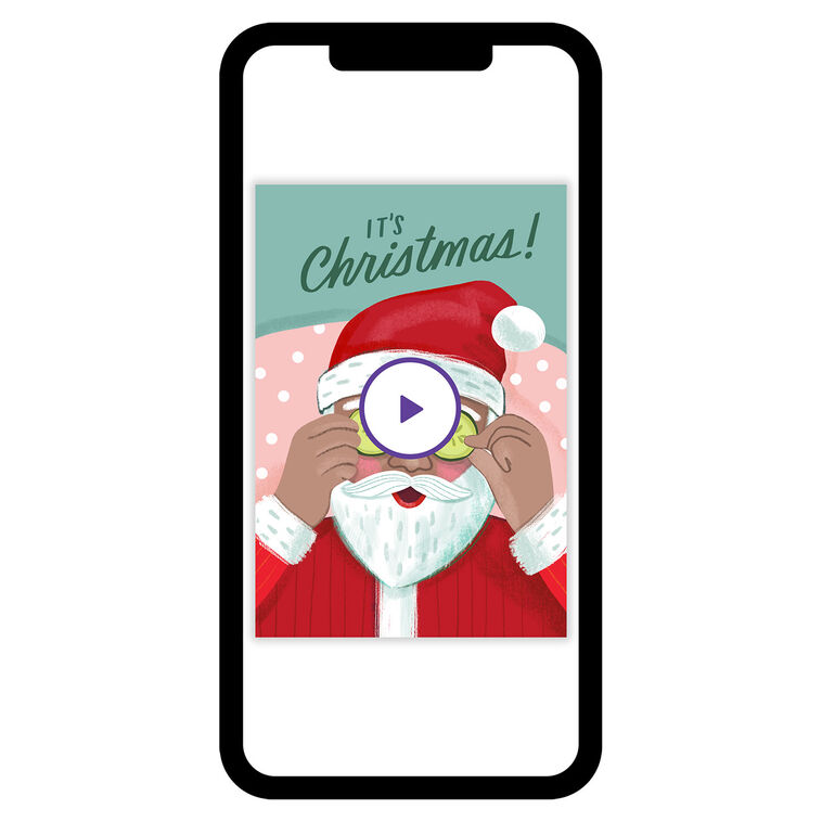 Santa Self-Care Christmas eCard