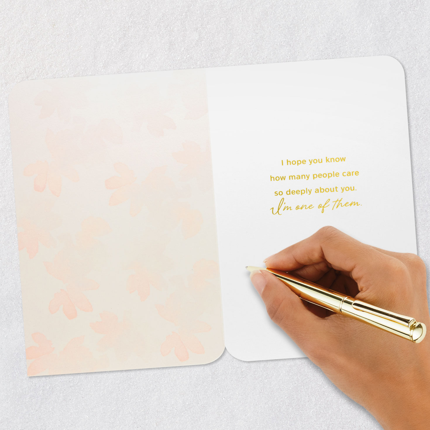 Flowers Care and Concern Mother's Day Card Signing card image number 6