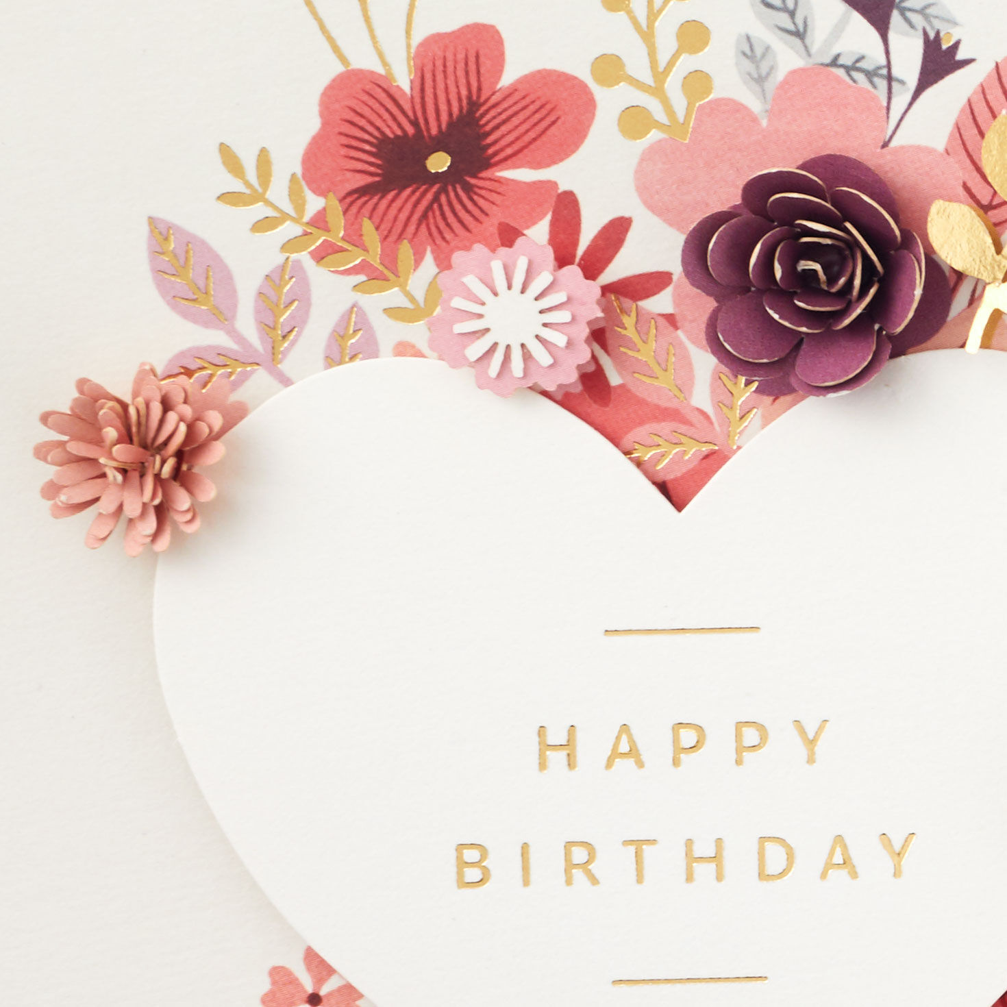 My Favorite Person Hearts and Flowers Birthday Card, , large image number 4