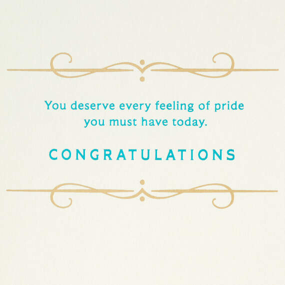 You Deserve It Congratulations Card, , large image number 2