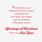 Wonderful Blessing Religious Christmas Card for Pastor and Family, , large image number 3