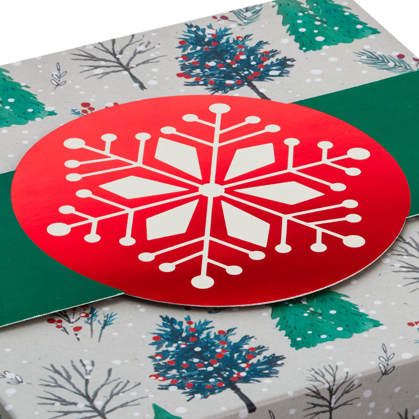 Merry and Bright 3Pack Christmas Gift Boxes, Assorted Sizes and