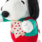Musical Walking Plush Santa Snoopy With Cookie upclose detail image number 3