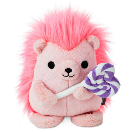 Sweet Treat Hedgehog Singing Stuffed Animal with Motion, 8", , large