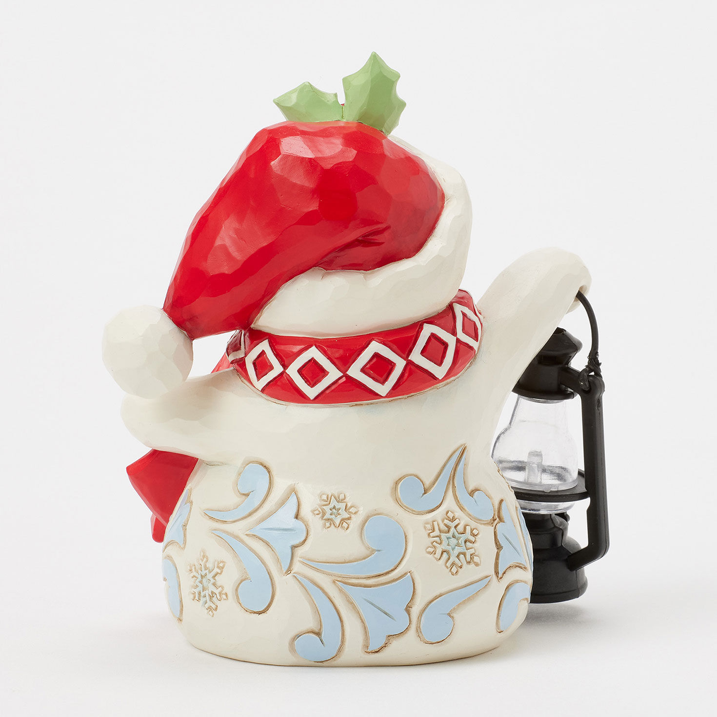 Jim Shore Snowman With Lantern Figurine back image number 2