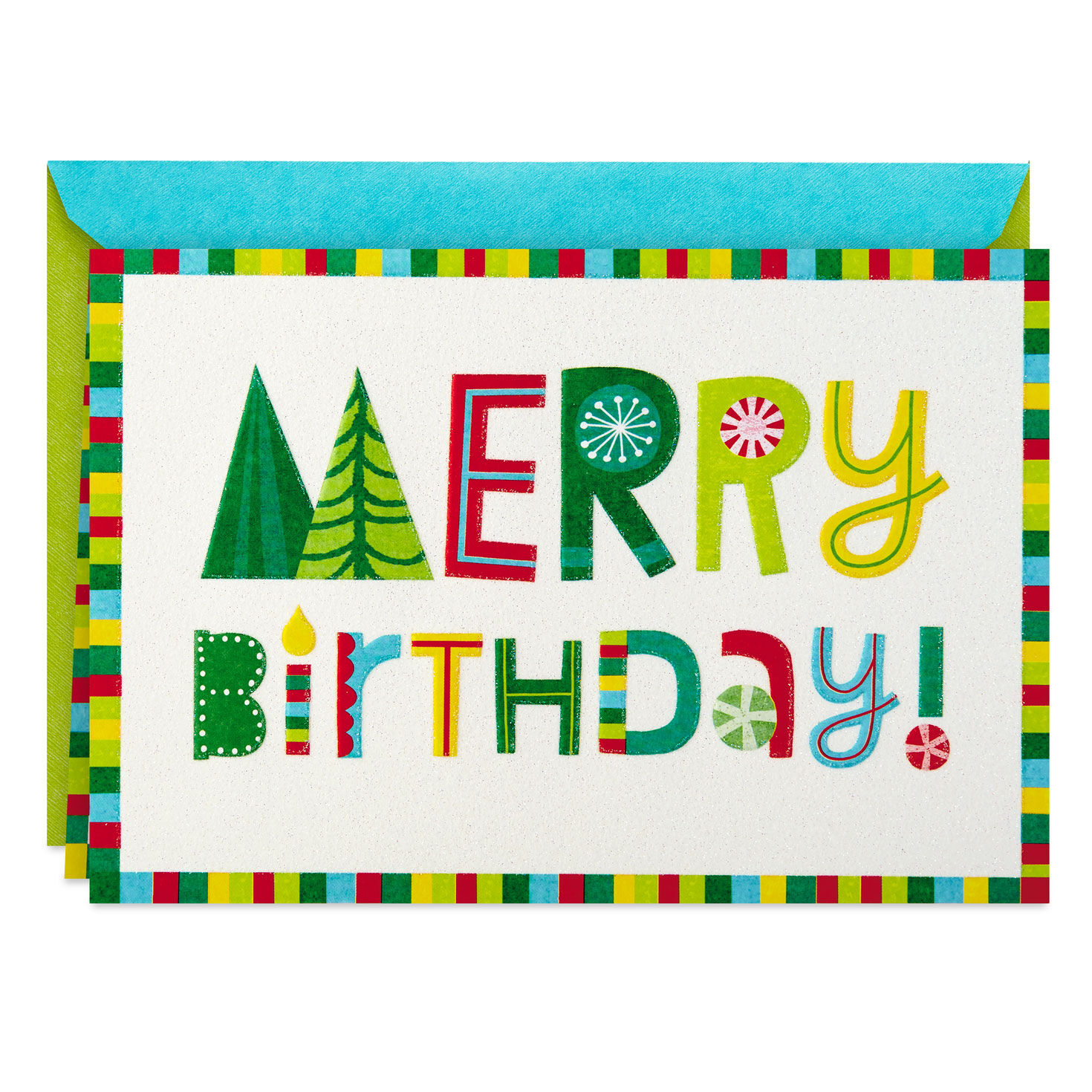 Happy and Merry Christmas Birthday Card - Greeting Cards - Hallmark