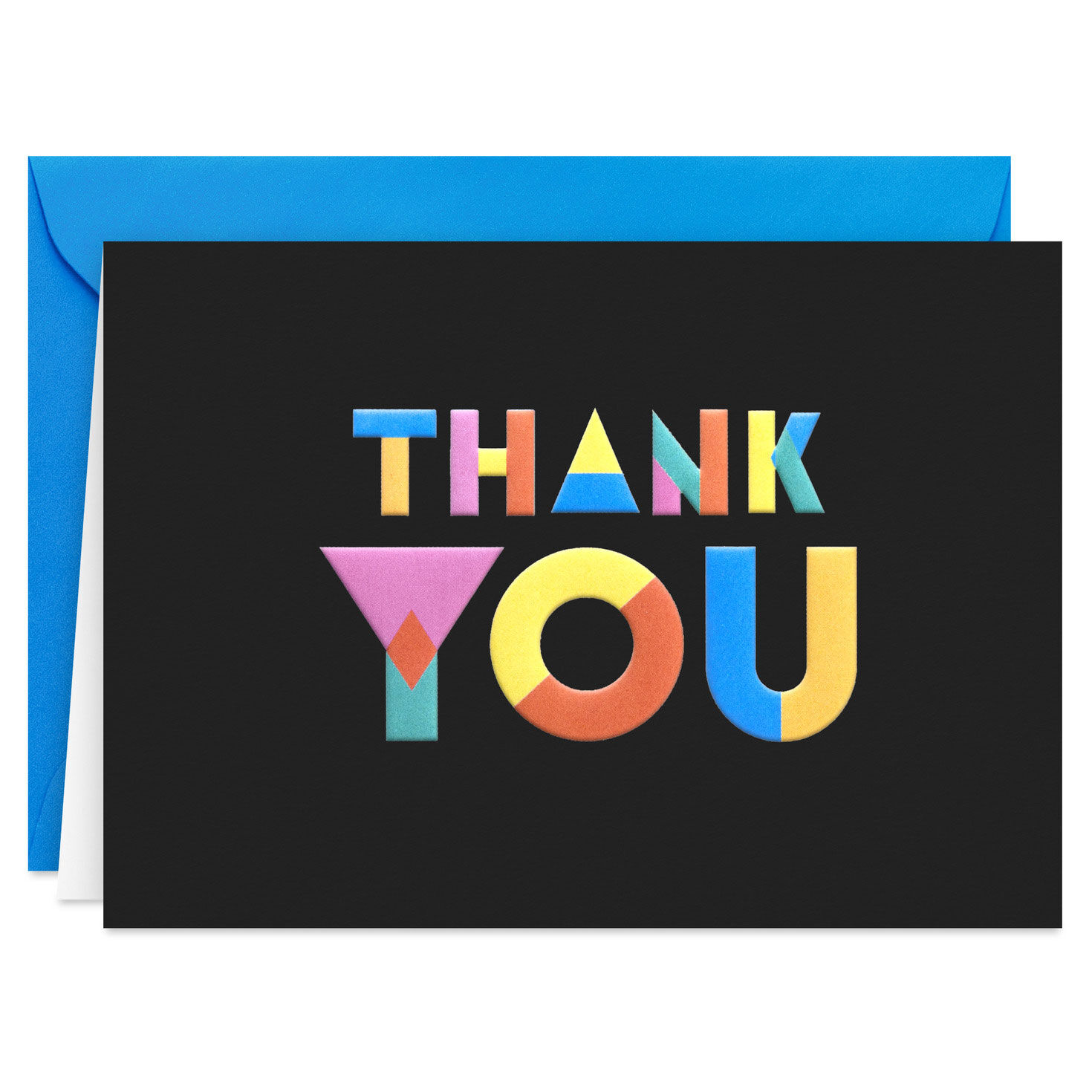 Colorful Letters Blank Thank You Note Cards Pack  image number 2