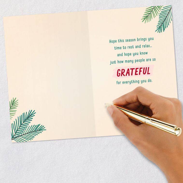 You Make School So Much Better Christmas Thank-You Card, , large image number 6