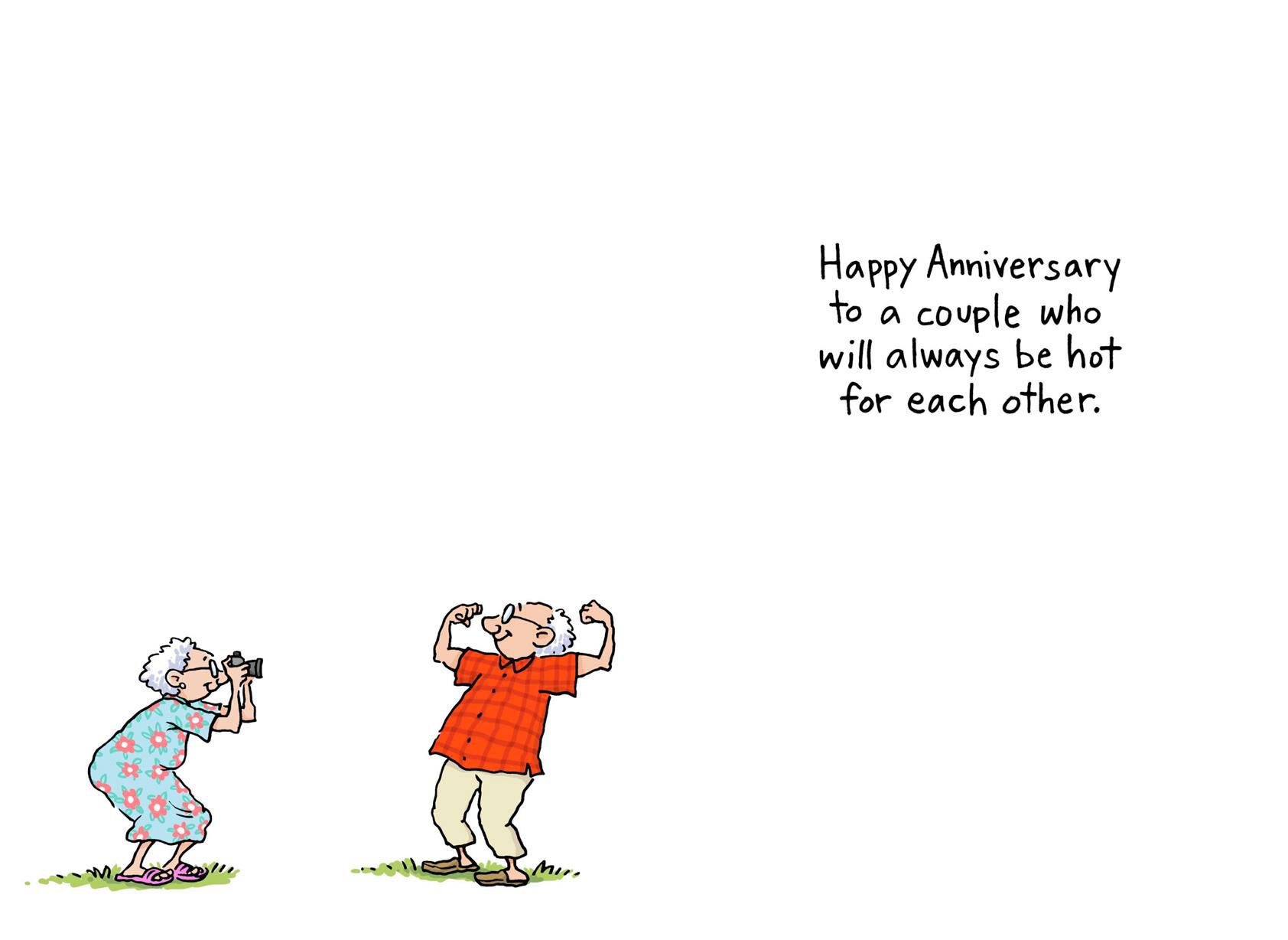 Hot For Each Other Funny Anniversary Card