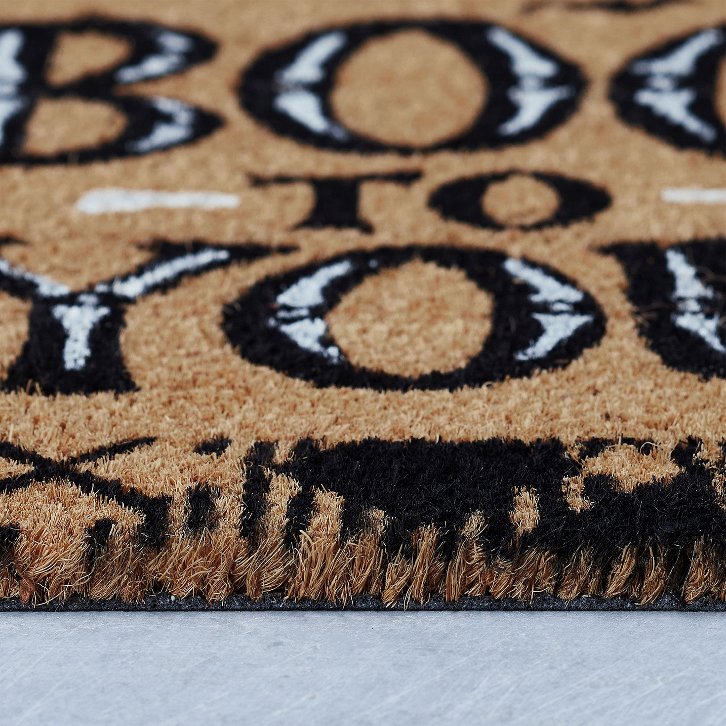 Hallmark Boo To You Coir Mat 18x30 upclose view image number 4