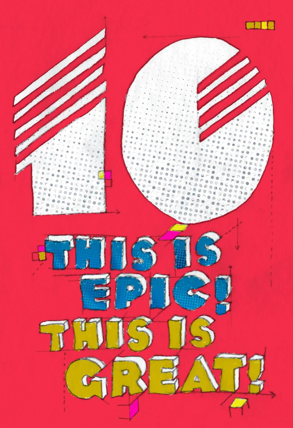 Epic 10th Birthday Card