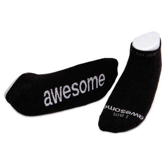 notes to self® I am awesome® socks, , large image number 1
