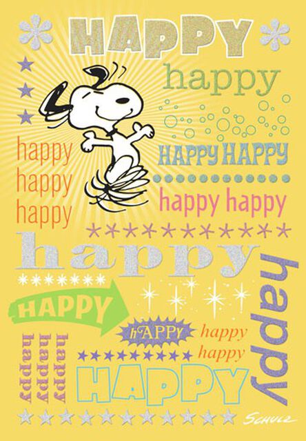 Snoopy Happy Birthday Card Greeting Cards Hallmark