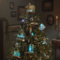Haunted Mansion Coffin Keepsake Ornament in use image number 3